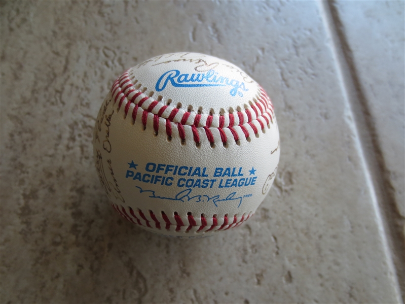 1990's Pacific Coast League PCL Reunion Baseball with 26 signatures