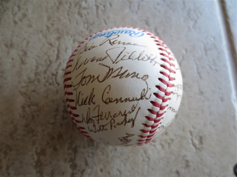 1990's Pacific Coast League PCL Reunion Baseball with 26 signatures