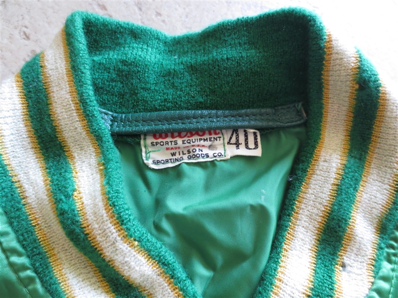 Autographed Sal Bando Kansas City A's Jacket by Wilson--- Game worn #6 but probably NOT by Bando