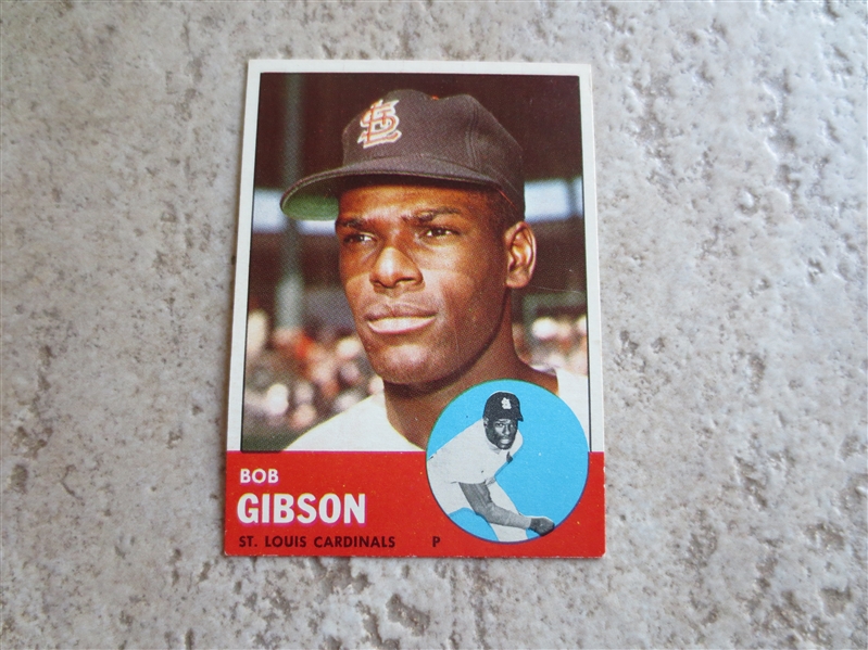 1963 Topps Bob Gibson baseball card #415  Send to PSA?