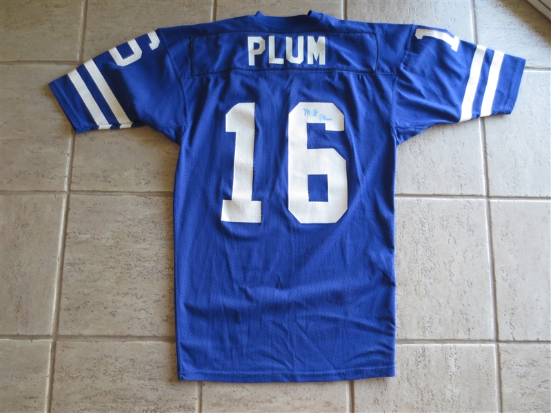 1968 Milt Plum Game Worn Used Los Angeles Rams Sand Knit Jersey autographed
