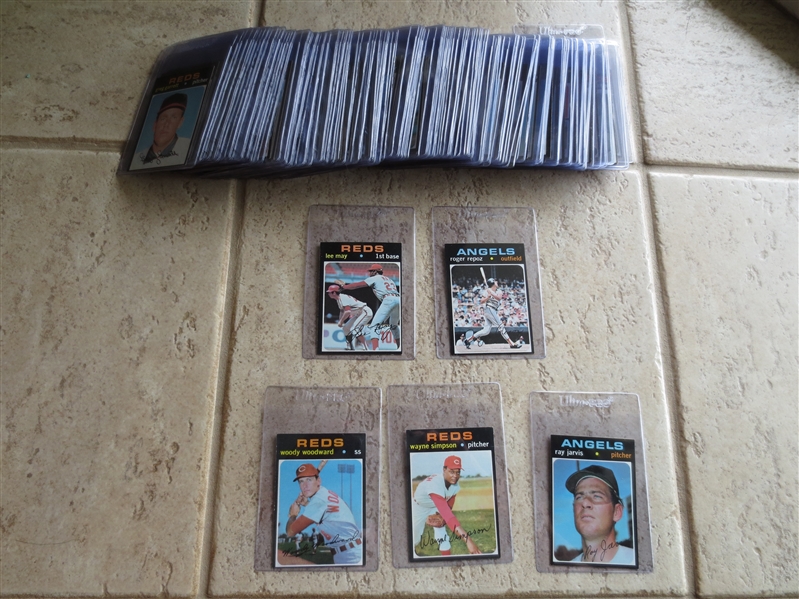 (140+) 1971 Topps Baseball Cards with no superstars and some duplicates