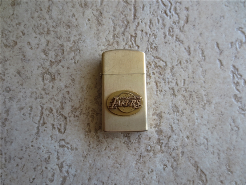Circa 1970 Los Angeles Lakers Cigarette Lighter Brass?
