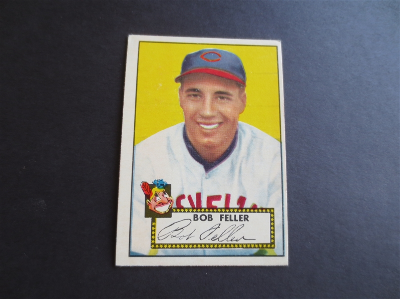 1952 Topps Bob Feller Baseball Card #88 in excellent condition       5