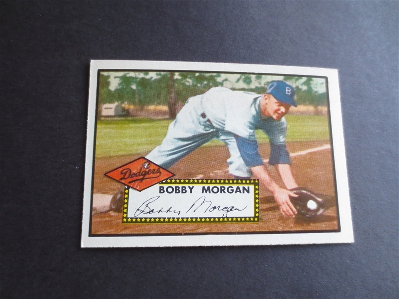 1952 Topps Bobby Morgan High Number #355 baseball card in beautiful condition