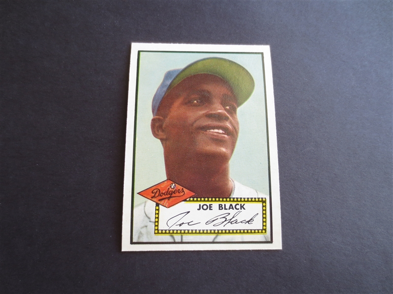 1952 Topps Joe Black High Number#321 baseball card in beautiful condition!