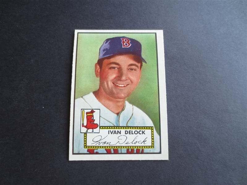 1952 Topps Ivan Delock High Number #329 Baseball Card in great shape                 75
