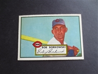 1952 Topps Bob Borkowski High Number #328 Baseball Card in Great Condition          75