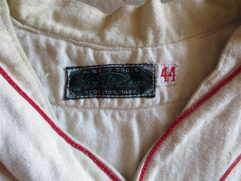 1930's-40's? Stahl & Dean Wool Baseball Jersey and Pants  V.F.W.