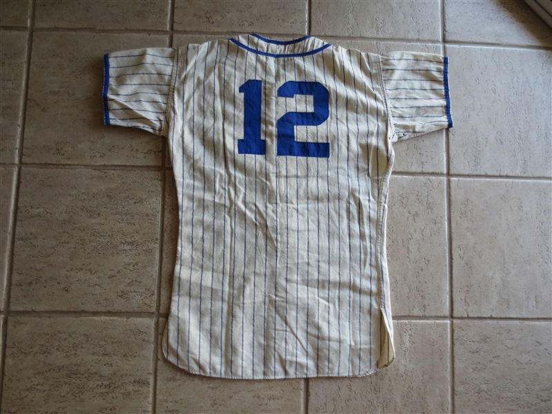 1950's-60's Professional Rawlings Hall of Fame Flannel Baseball Jersey and Pants  Warriors