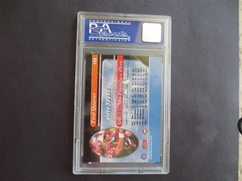 1999 Coll. Edge Odyssey Steve Young PSA 9 MINT Football Card