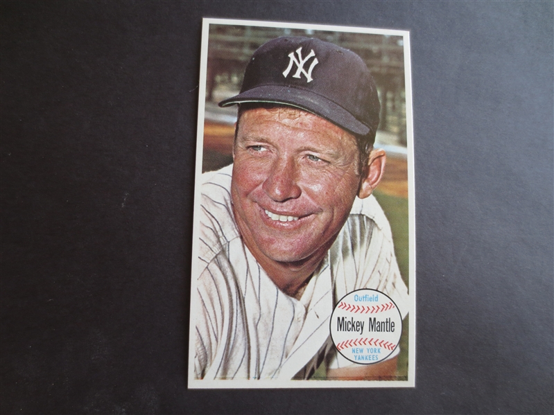 1964 Topps Giants Mickey Mantle baseball card #25 in super condition  Send to PSA?