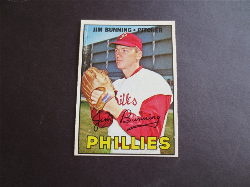 1967 Topps Jim Bunning High Number #560 baseball card in beautiful condition