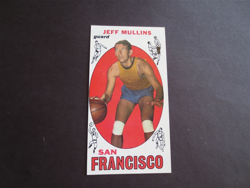 1969-70 Topps Jeff Mullins rookie basketball card in very nice condition
