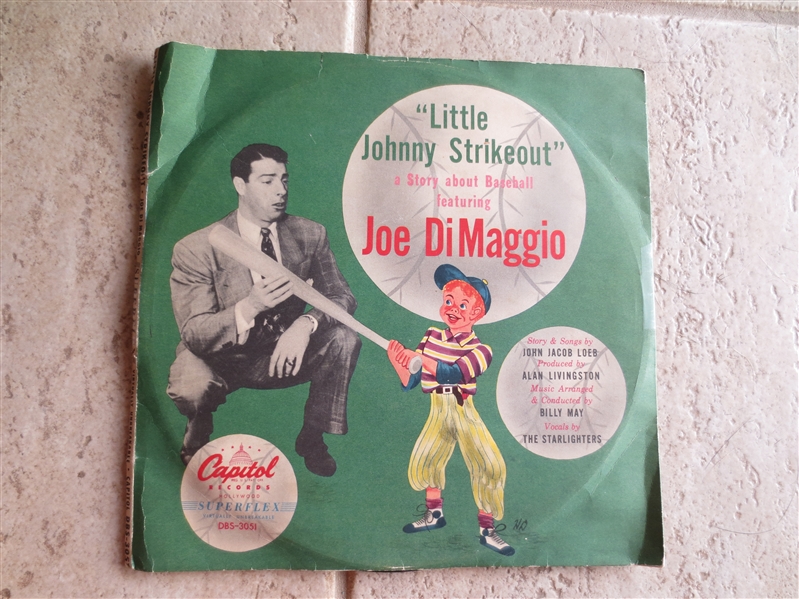1948 Joe DiMaggio 2 Record Set  NEAT!