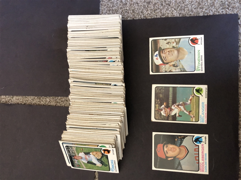 (300) 1973 Topps Baseball Cards with no superstars