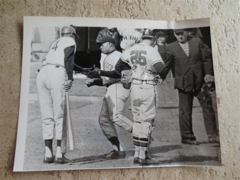 1961 San Francisco Examiner Original Photo Willie Mays 4 Home Run Game