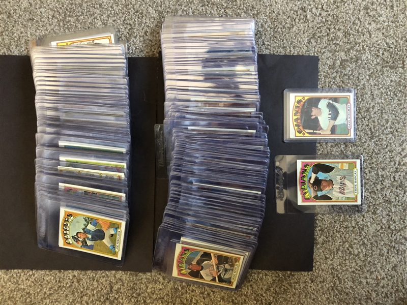 (230) 1972 Topps Baseball Cards in Great Condition