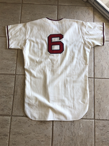 1960's California Angels Game Worn (?) Jersey #6 Rawlings Size 42