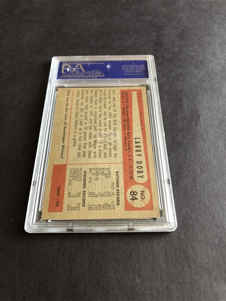 1954 Bowman Larry Doby PSA 7 near mint baseball card #84