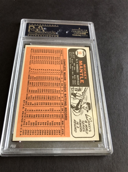 1966 Topps Mickey Mantle PSA 6 ex-mt baseball card #50