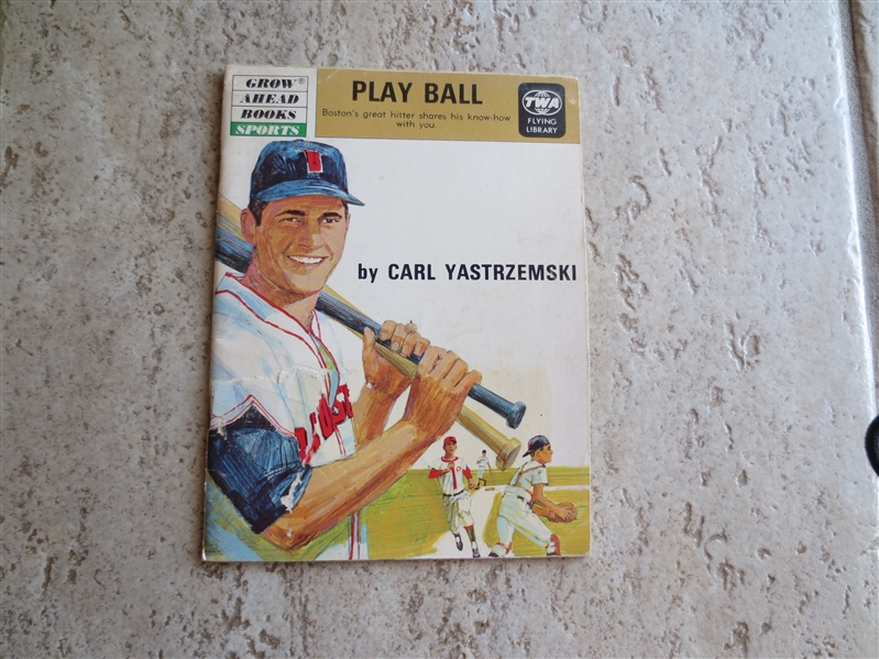 1969 Carl Yastrzemski Play Ball Grow Ahead Books Guide 