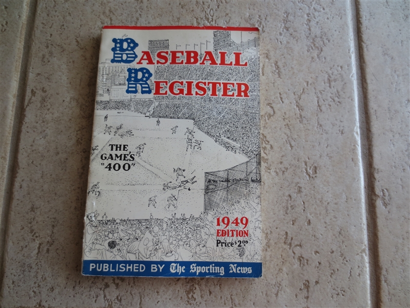 1949 Baseball Register by the Sporting News