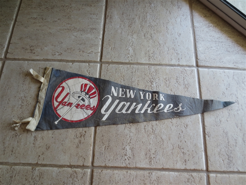 1950's New York Yankees Baseball Pennant 26
