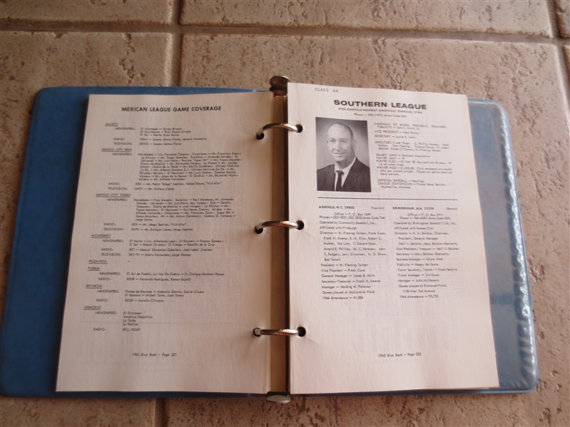 1965 Baseball Blue Book