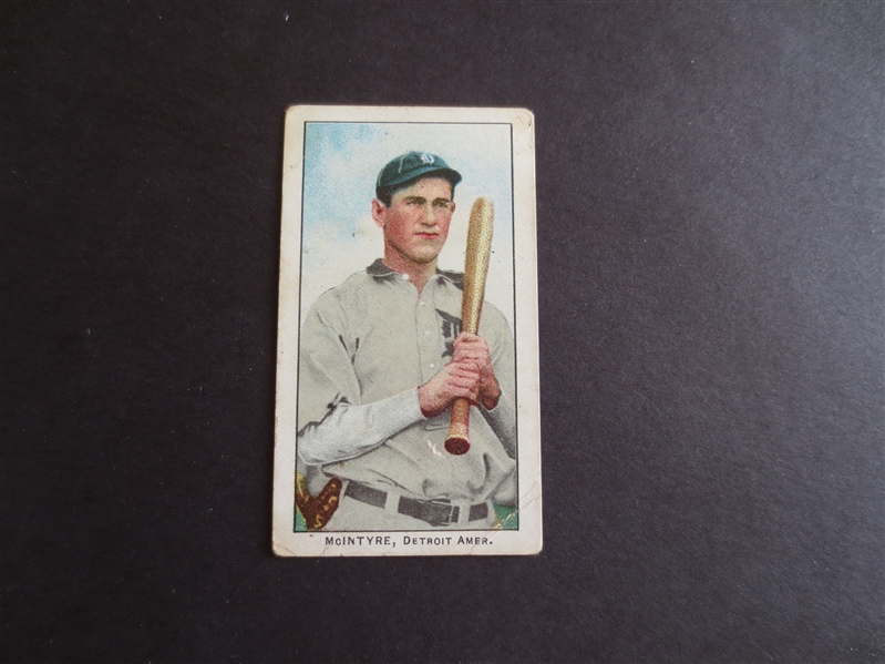 1909 Philadelphia Caramel E95 Matty McIntyre baseball card