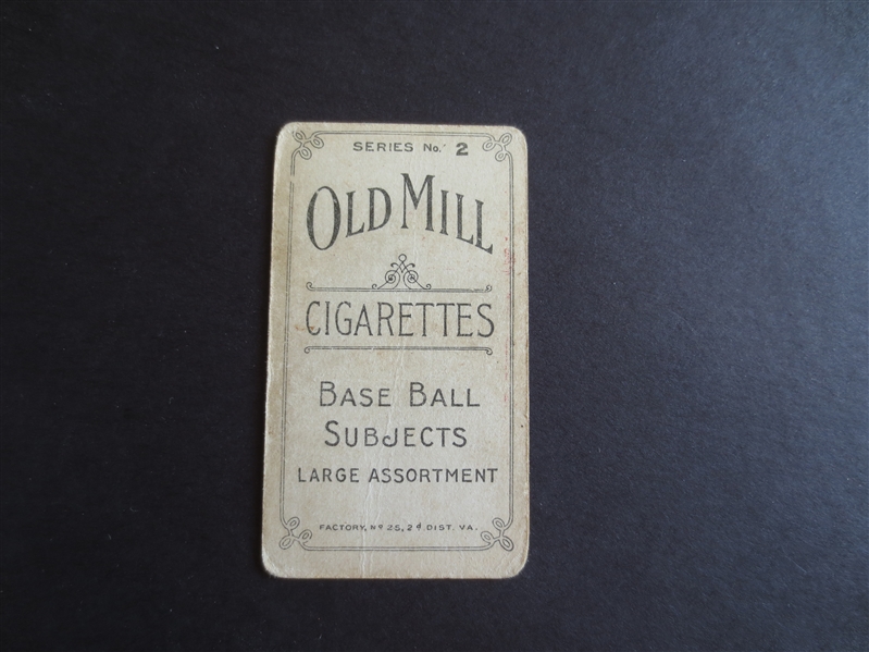 1910 T210-3 Old Mill Texas League Nimmo Norfolk