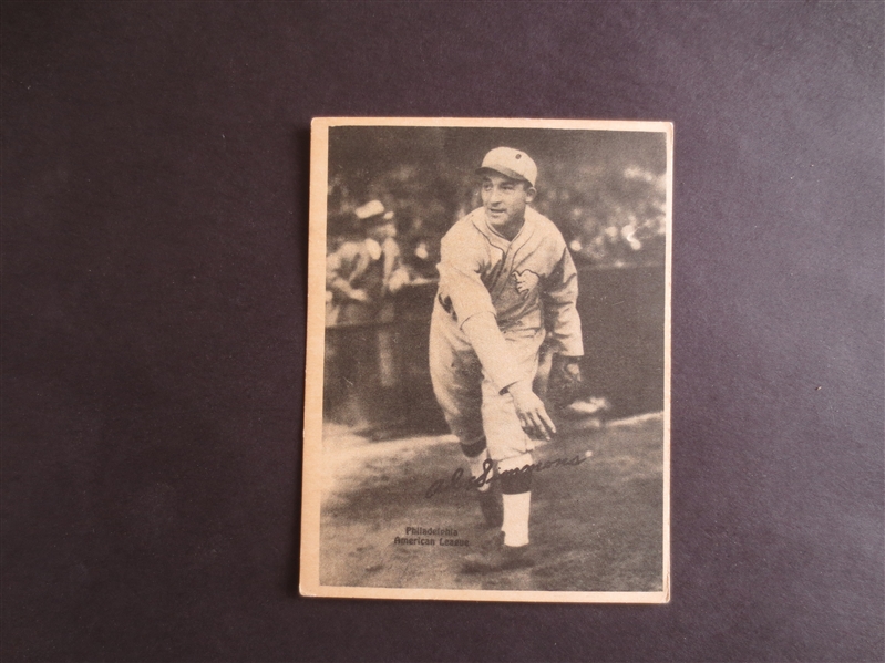 1929 Kashin Publications R316 Al Simmons Baseball Card  Hall of Famer