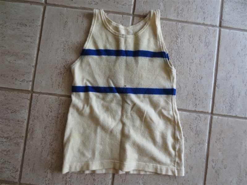 1920's Spalding Basketball Jersey with nice Spalding cloth patch