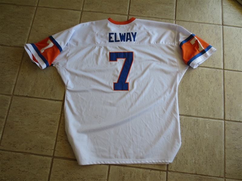 John Elway Mitchell & Ness Throwbacks 1994 Authentic Jersey with NFL 75 patch #7