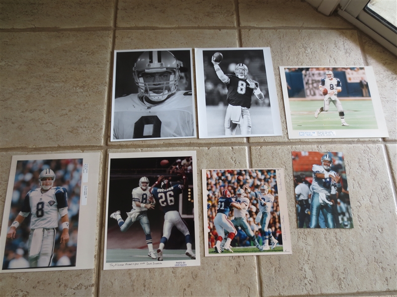 (7) Troy Aikman Original Photos from Sporting News