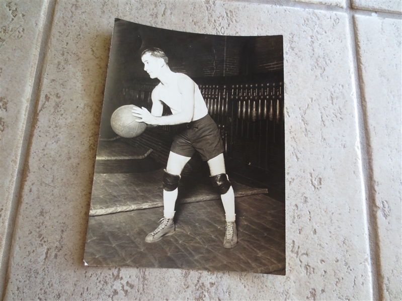 1927 Menchy Goldblatt University of Pennsylvania Basketball Type 1 Photo  9.5 x 7
