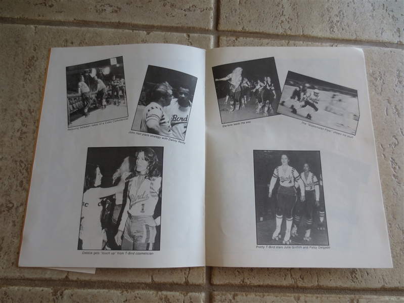 1970's Los Angeles Thunderbirds Roller Derby Yearbook---plenty of pictures RARE