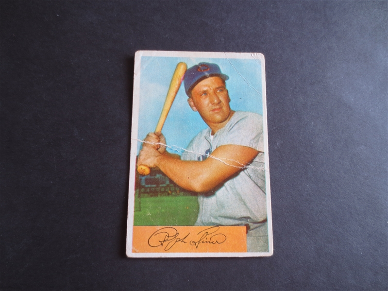 1954 Bowman Ralph Kiner baseball card---Hall of Famer in affordable condition #45