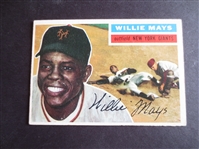 1956 Topps Willie Mays baseball card in very nice condition!  #130  pw
