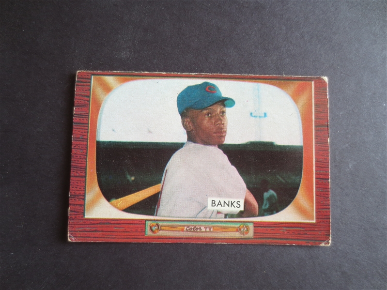 1955 Bowman Ernie Banks baseball card in affordable condition #242      PW