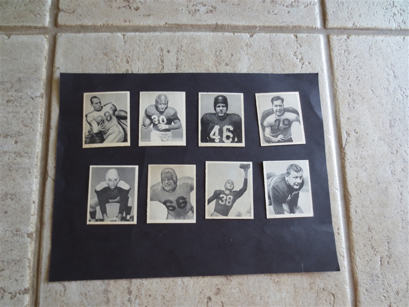 (8) different 1948 Bowman Football Cards in Very nice condition!