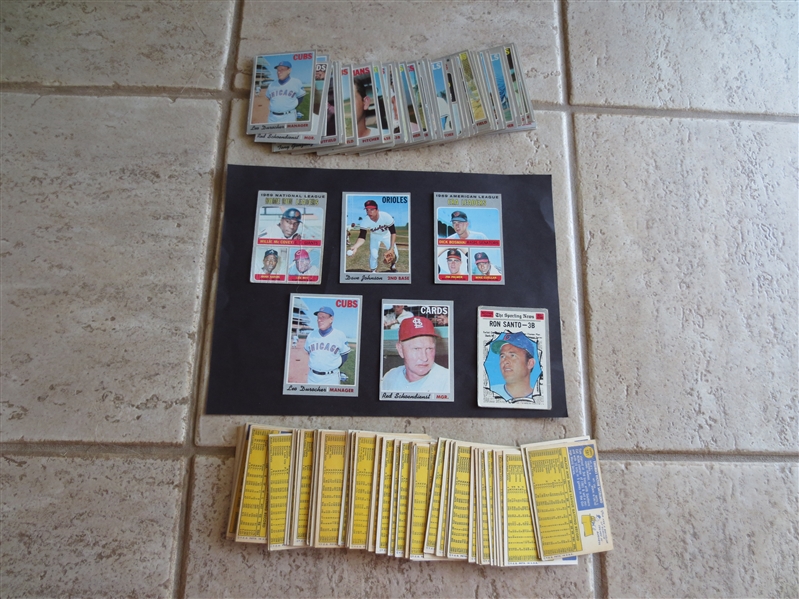Approximately (975) 1970-73 Topps Baseball Cards with some stars