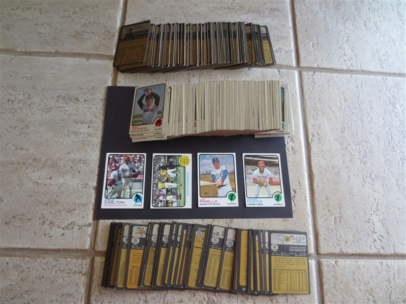 Approximately (975) 1970-73 Topps Baseball Cards with some stars