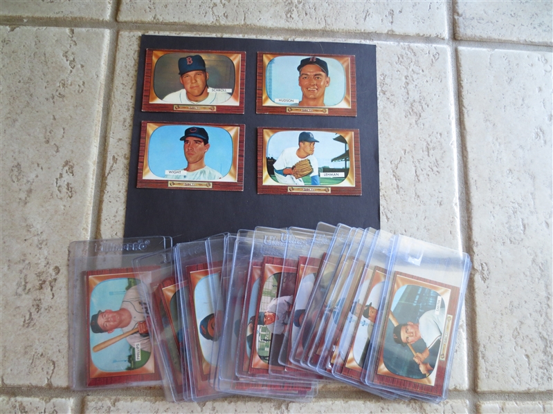 (27) 1955 Bowman High Number Baseball Cards in very nice condition    JR