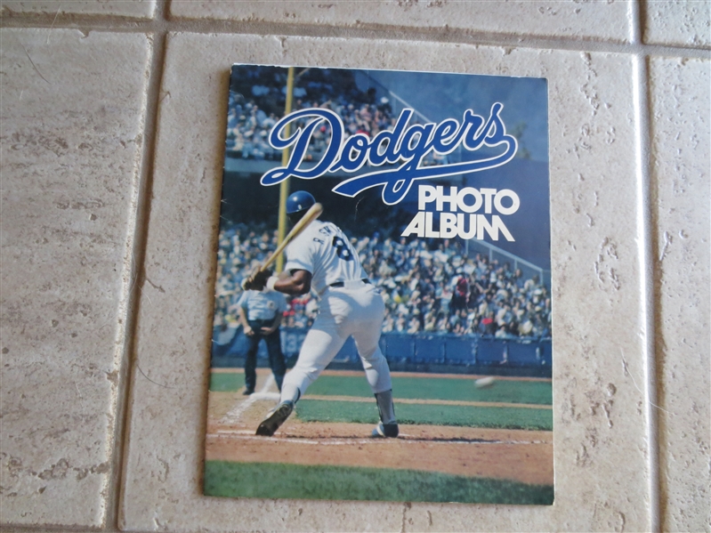 1970's Los Angeles Dodgers Photo Album Reggie Smith cover