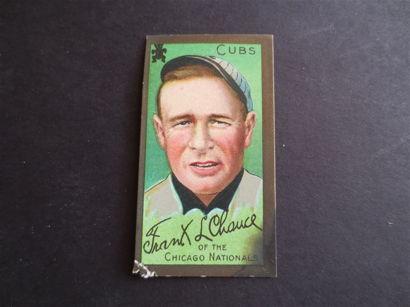 1911 T205 Frank Chance baseball card in affordable condition  HOFer