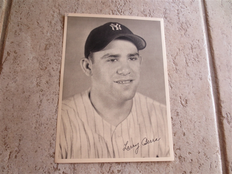 1950 Yogi Berra New York Yankees Picture Pack Baseball Photo Card