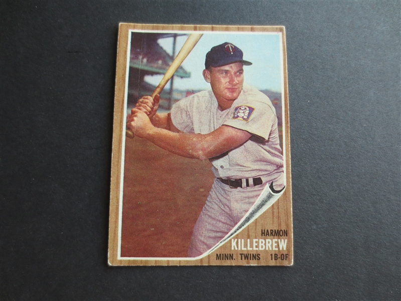 1962 Topps Harmon Killebrew baseball card #70 in affordable condition