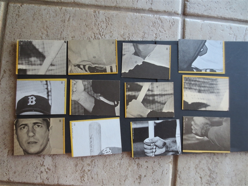 (12) different 1968 Topps Sporting News All Stars Baseball Cards in Great Condition including Clemente, Aaron, and Gibson