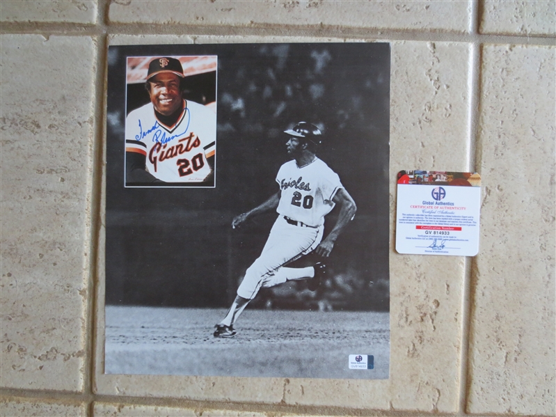 (3) Autographed Don Drysdale, Frank Robinson, and Jim Palmer Oversized Photos with Certs from PSA/DNA or Global Authentics